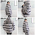 Winter women's Jacket Real Fox fur coat Stand Collar high street Coat real Fox Fur jackets women's coats in promotion WGLUVF FUR